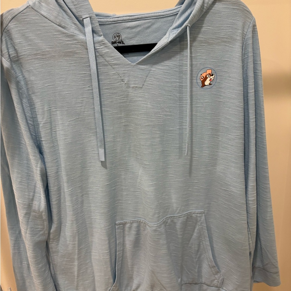 Light Blue Hoodie Sweatshirt